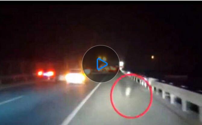 女司機高速上掉了輪胎 四輪車變?nèi)嗆囌諛娱_