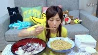 【木下大胃王】宅男最愛，超方便的紫菜拌飯和紫菜炒面吃他五大碗 @柚子木字幕組_標清