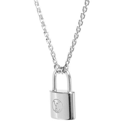 Louis Vuitton(路易威登) Lockit 銀質(zhì)項鏈
