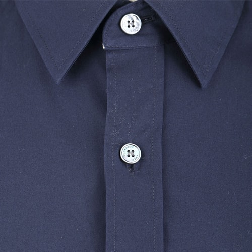BURBERRY/博柏利 男士修身純色長(zhǎng)袖襯衫 3991157