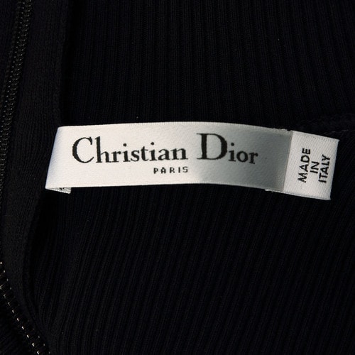 DIOR/迪奧 秋冬修身拼接長袖高領(lǐng)羊毛連衣裙 女士連衣裙 5A21617A1176PP1605