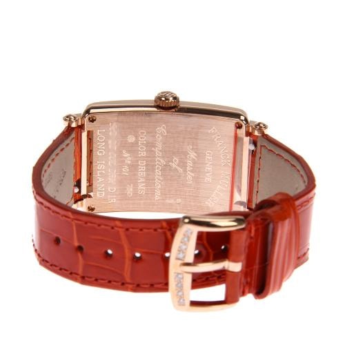 Franck Muller/法蘭克穆勒玫瑰彩色時(shí)間石英腕表 952QZ