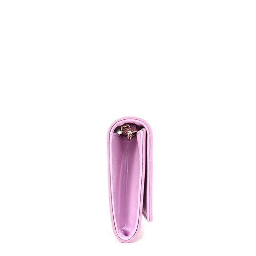VERSACE/范思哲女士粉色牛皮鏈條錢(qián)包