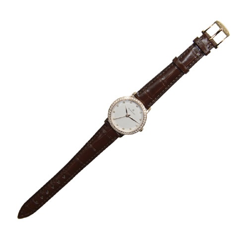 BLANCPAIN/寶珀玫瑰金鑲鉆 機(jī)械女表 6102-2987-55A