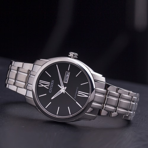 Citizen/西鐵城 背透表底自動機械商務(wù)休閑男士腕表NP4050-51EB