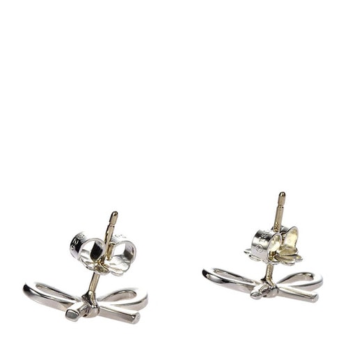 Tiffany & Co 蒂芙尼 迷你蝴蝶結(jié)穿針耳釘 161031