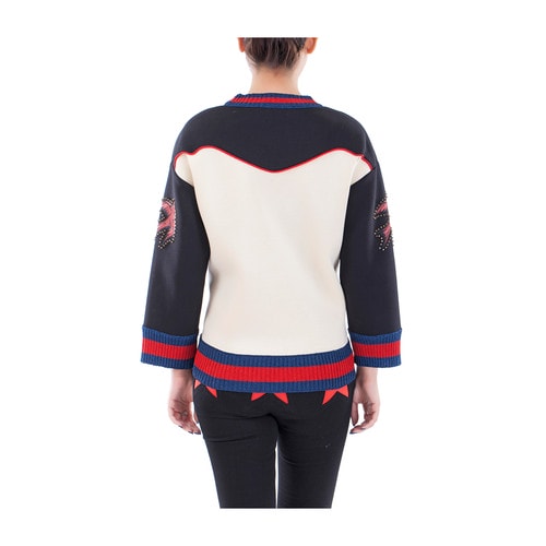 GUCCI/古馳 純棉圓領(lǐng)長(zhǎng)袖時(shí)尚休閑女士衛(wèi)衣 GU2631201690 434539