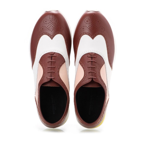 Bottega Veneta/葆蝶家 牛皮 德比款 男士運(yùn)動(dòng)鞋