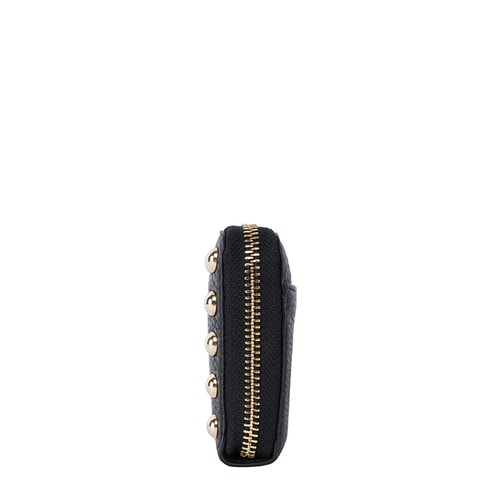 Rebecca Minkoff/瑞貝卡·明可弗 牛皮 Ava Zip Wallet with Studs 長(zhǎng)款錢(qián)包2015度假款