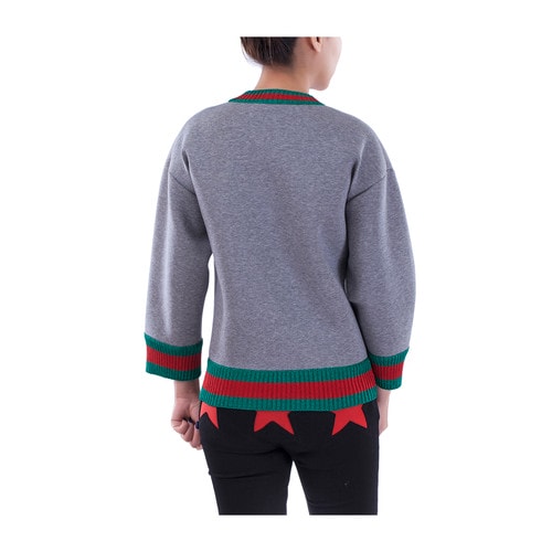 GUCCI/古馳 純棉圓領(lǐng)長(zhǎng)袖時(shí)尚休閑女士衛(wèi)衣 GU2631201797 422724