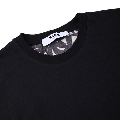 MSGM/MSGM純棉拼接短袖男士T恤，2040MM92Y 164022，25B，L