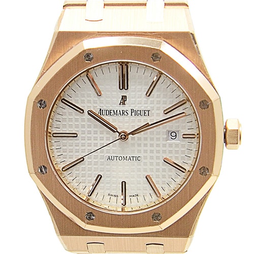Audemars Piguet/愛彼皇家橡樹系列男士自動(dòng)機(jī)械腕表15400OR.OO.1220OR.02