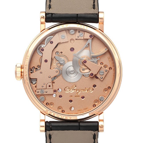 Breguet/寶璣傳世系列玫瑰金手動(dòng)機(jī)械男表7027BR/R9/9V6