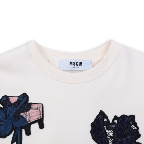 MSGM/MSGM 刺繡小貓圖案 女士衛衣 2141MDM136-164790