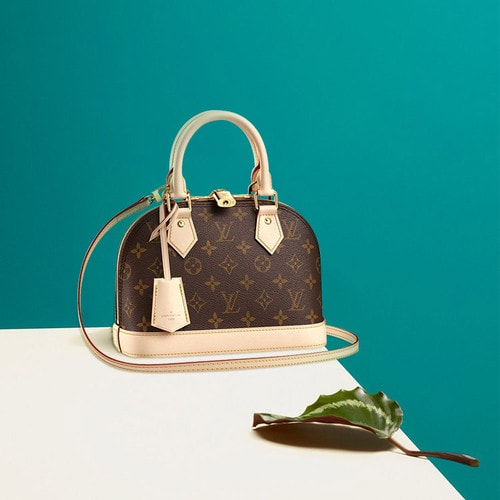 Louis Vuitton/路易威登 經(jīng)典老花帆布女士Alma BB手提包/斜挎包 M53152