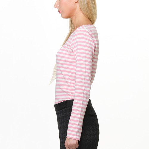GANT/甘特 女士T恤條紋百搭長袖圓領(lǐng)T 405750