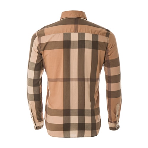 BURBERRY/博柏利 男士倫敦系列新品棉質親膚格紋襯衫