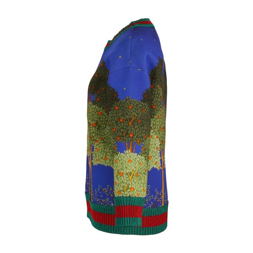 GUCCI/古馳 純棉圓領(lǐng)長(zhǎng)袖時(shí)尚休閑女士衛(wèi)衣 GU2631247535 422724X5D444750
