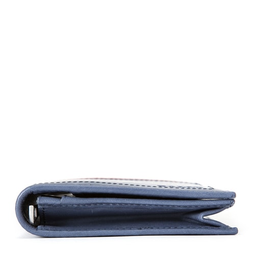 BALLY/巴利 男士牛皮錢包TALIRO/707 牛仔藍(lán)色