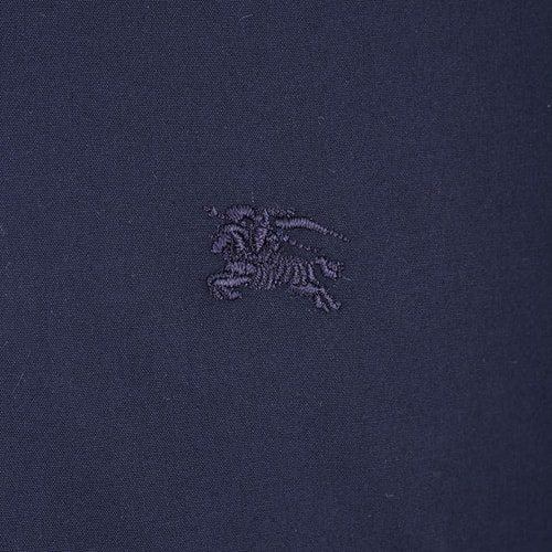 BURBERRY/博柏利 男士修身純色長(zhǎng)袖襯衫 3991157