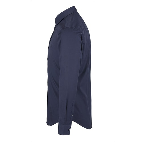 BURBERRY/博柏利 男士修身純色長(zhǎng)袖襯衫 3991157