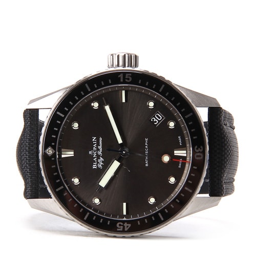 BLANCPAIN(寶珀) BLANCPAIN/寶珀五十噚系列男式自動機械腕表5000-1110-B52A