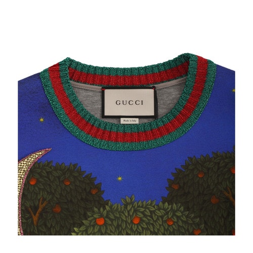 GUCCI/古馳 純棉圓領(lǐng)長(zhǎng)袖時(shí)尚休閑女士衛(wèi)衣 GU2631247535 422724X5D444750